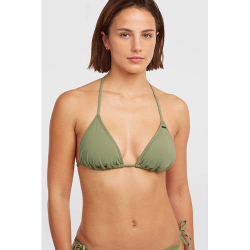 O'Neill voorgevormde triangel bikini Capri Bondi olijfgroen afbeelding