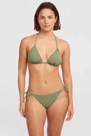voorgevormde triangel bikini Capri Bondi olijfgroen