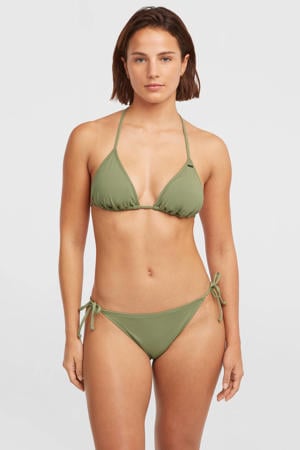 voorgevormde triangel bikini set Capri Bondi olijfgroen