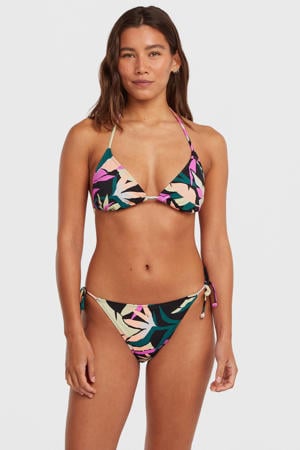 voorgevormde triangel bikini set Capri Bondi zwart/multi