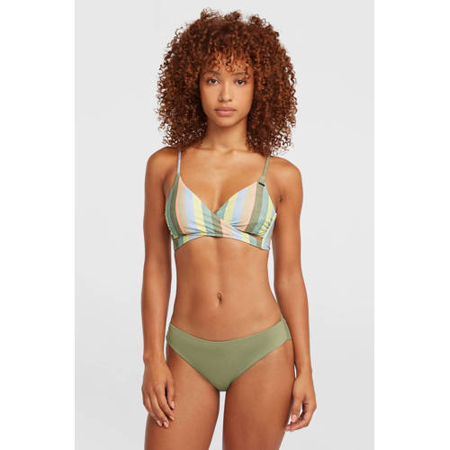 O'Neill voorgevormde bikinitop Baay groen/lichtblauw/geel afbeelding
