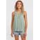 O'Neill mouwloze top groen broderie