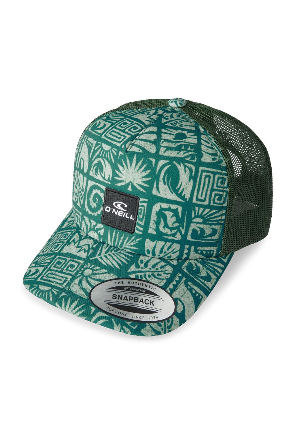 O'Neill Summer Camp katoenen pet met print - groen/blauw