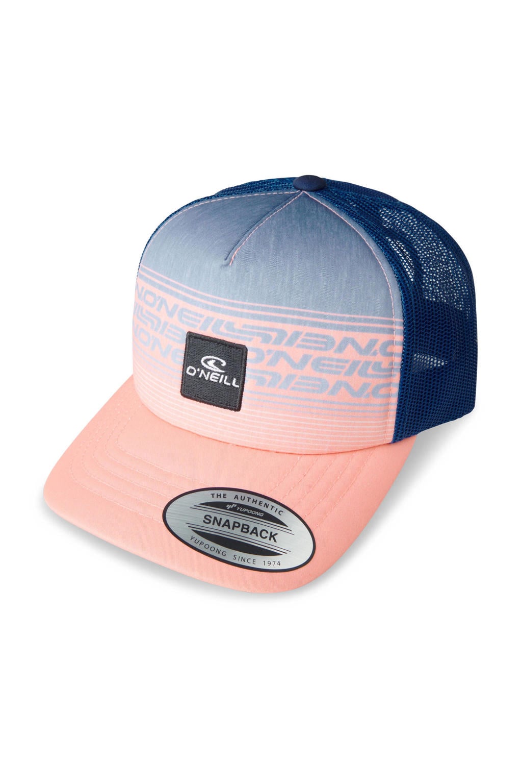 O'Neill Summer Camp katoenen pet met print - roze/blauw