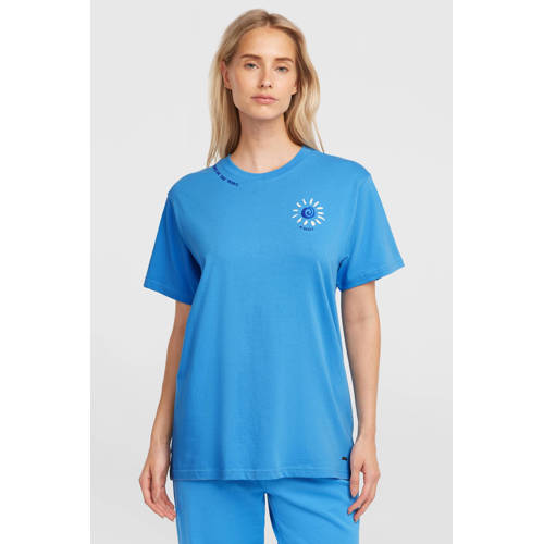 O'Neill T-shirt met backprint blauw afbeelding