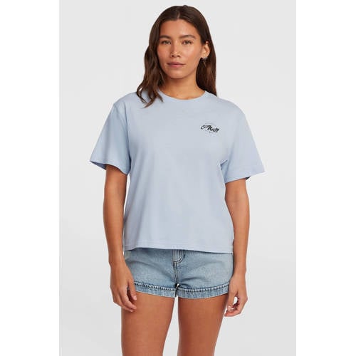 O'Neill T-shirt met backprint lichtblauw afbeelding