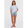 O'Neill T-shirt met backprint lichtblauw