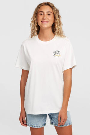 T-shirt met backprint wit