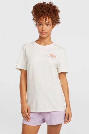 T-shirt met backprint wit