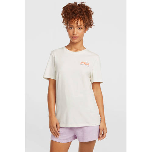 O'Neill T-shirt met backprint wit afbeelding