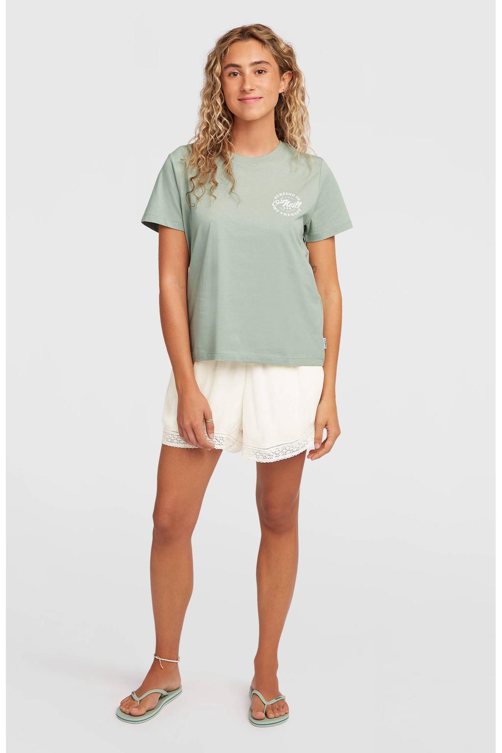 O'Neill T-shirt lichtgroen