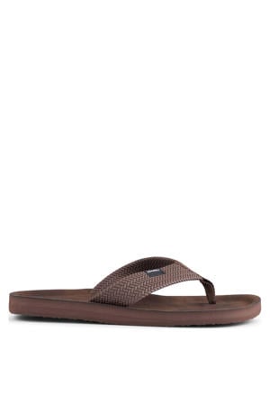 Chad teenslippers bruin