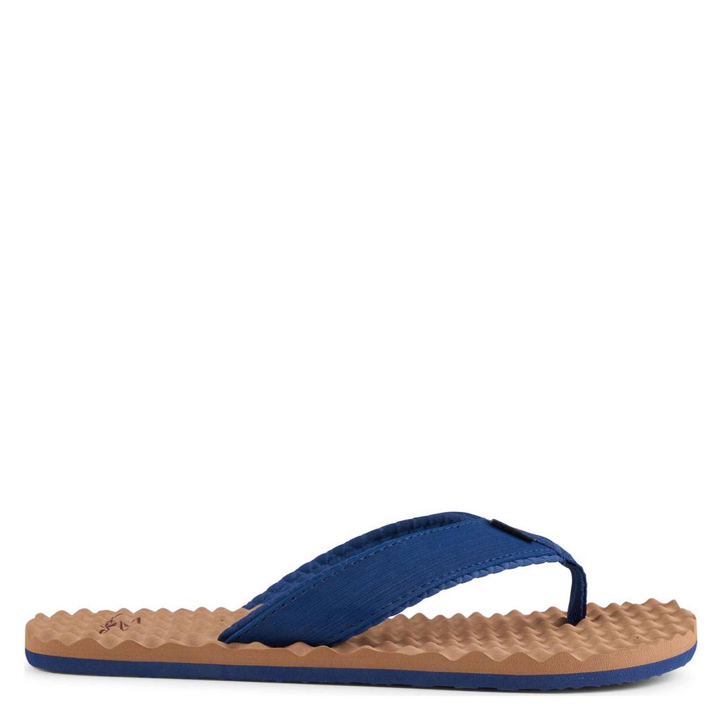 Blauw en bruine heren O'Neill Koosh Pro teenslippers van 100% ethyleenvinylacetaat