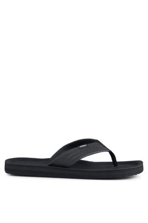 Chad teenslippers zwart