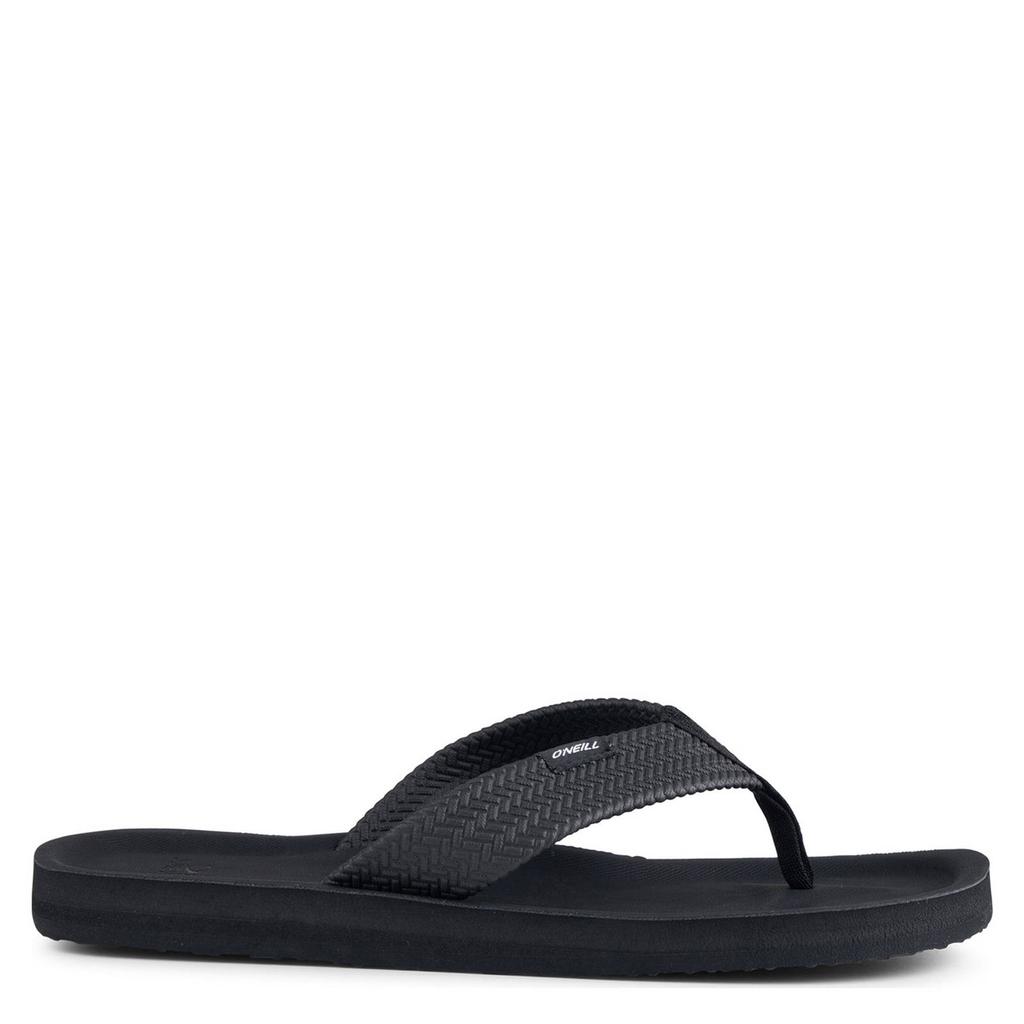 Zwarte heren O'Neill Chad teenslippers van 100% polyurethaan
