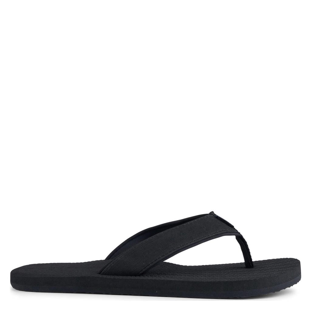 Zwarte heren O'Neill Koosh teenslippers van textiel