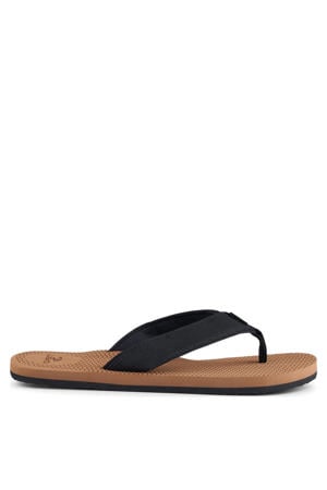 Koosh teenslippers donkerbruin