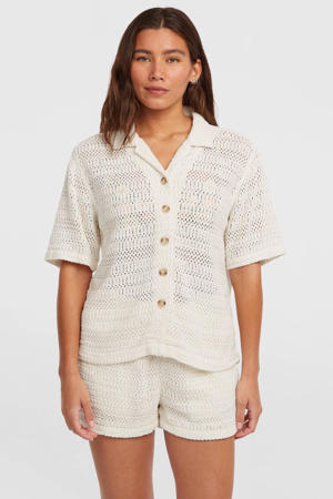 blouse ecru gehaakt