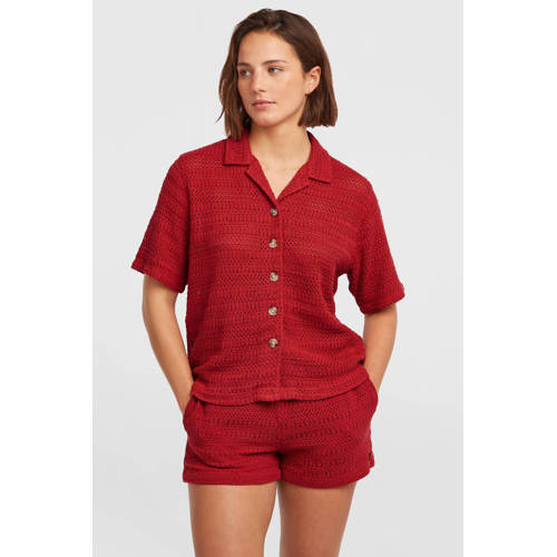 O'Neill blouse rood gehaakt afbeelding