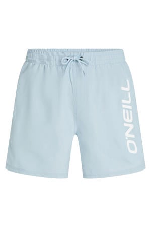 zwemshort Logo 16" lichtblauw