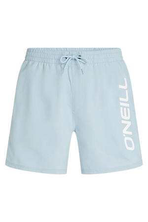 zwemshort Logo 16" lichtblauw