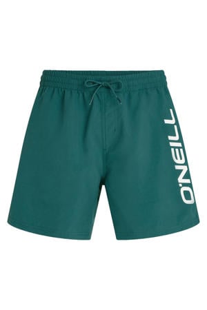 zwemshort Logo 16" petrol