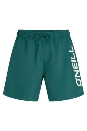 zwemshort Logo 16" petrol