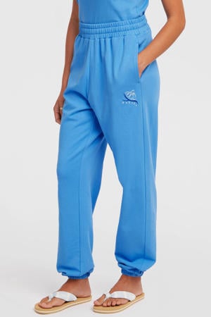 high waist casual broek blauw