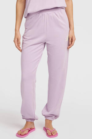 high waist casual broek lila