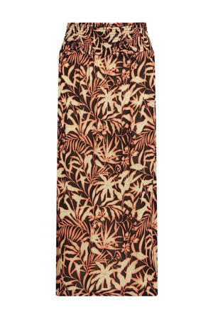 gebloemde maxi rok multi