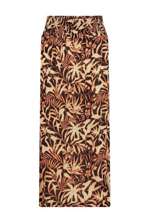 gebloemde maxi rok multi