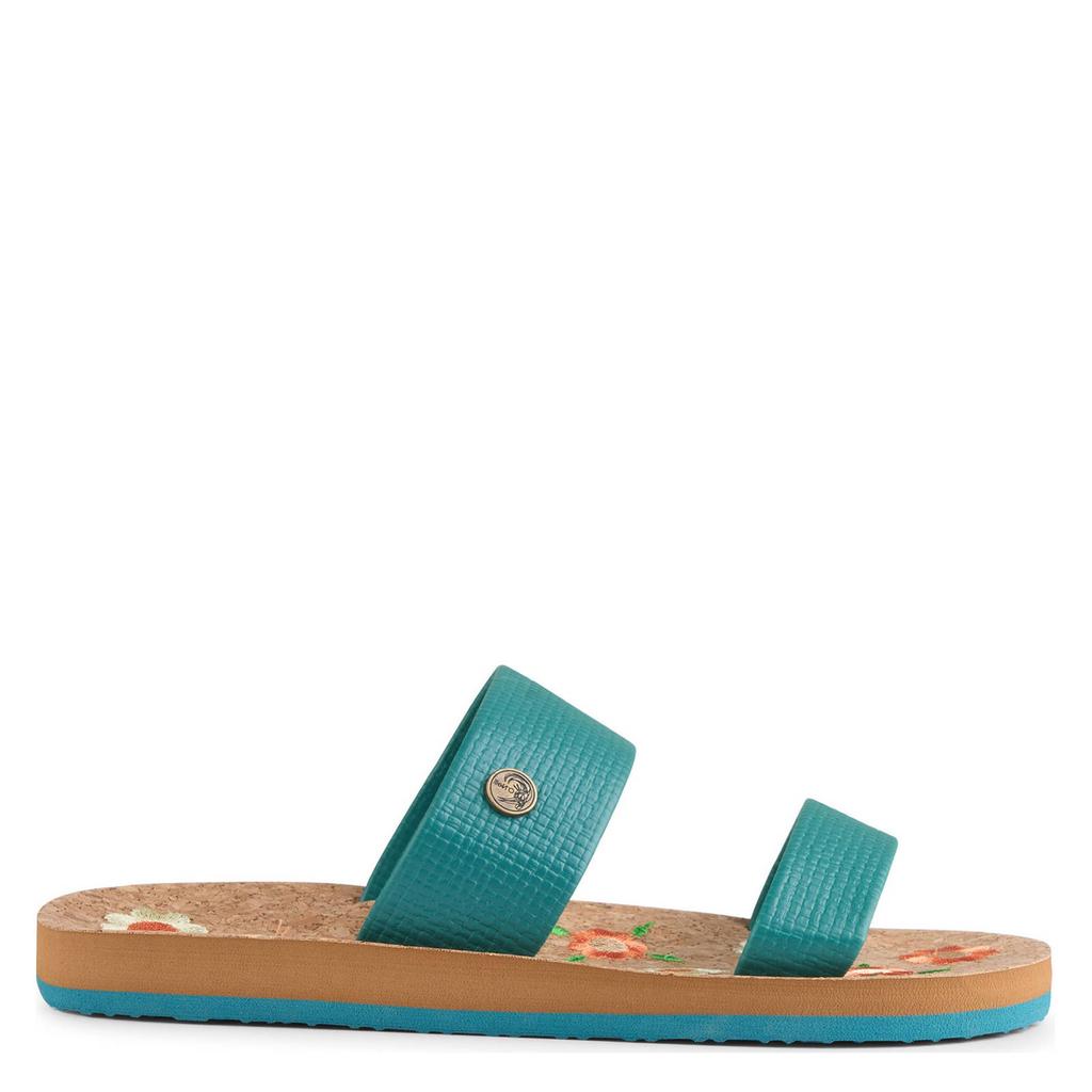 Turquoise dames O'Neill O'Riginals slippers van rubber