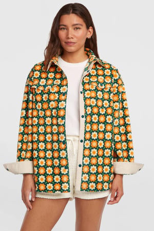 fleece blouse multi