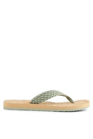 teenslippers lichtgroen