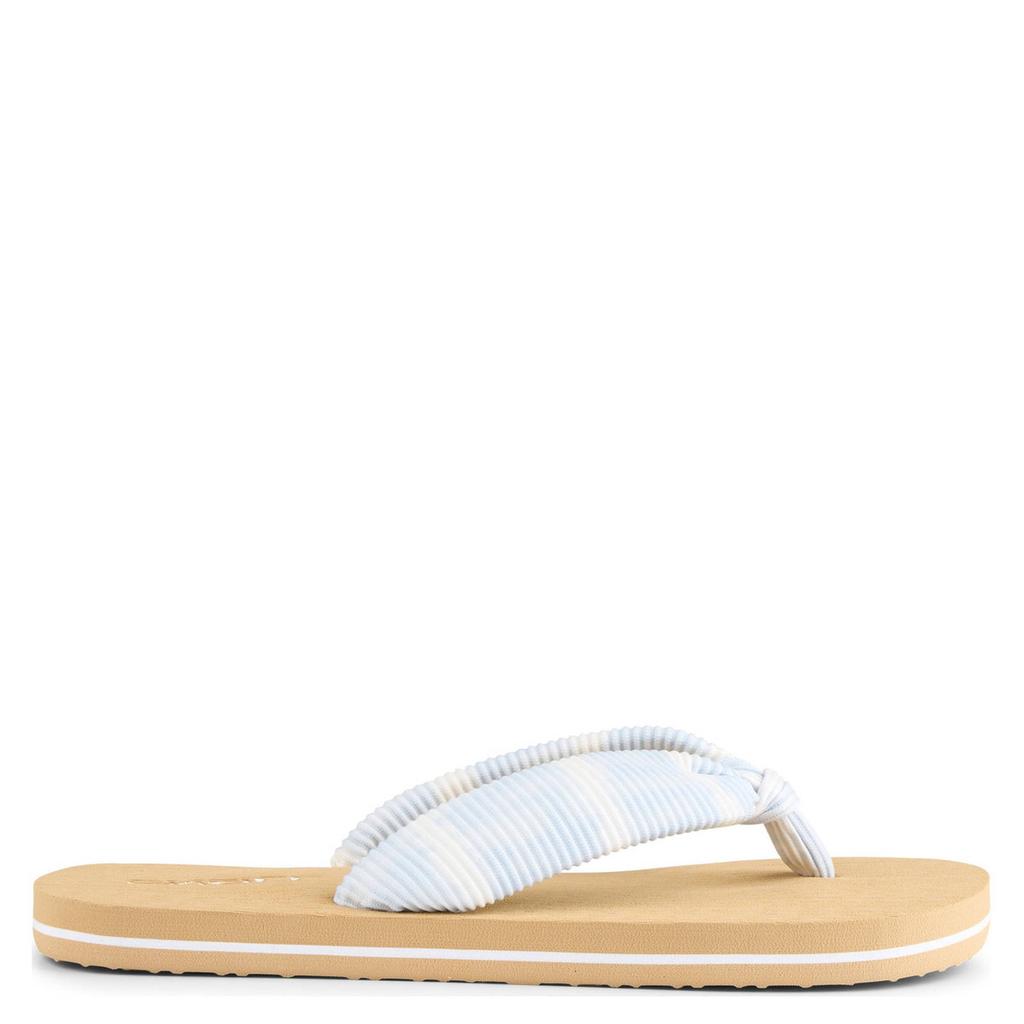 Lichtblauwe dames O'Neill teenslippers van textiel
