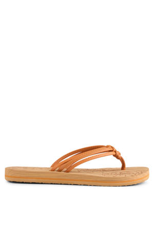 Ditsy teenslippers zalm