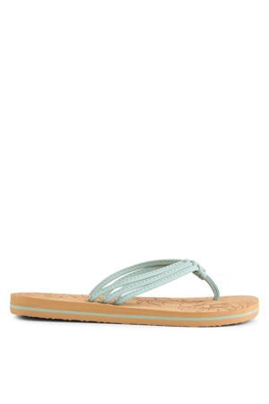 Ditsy teenslippers mintgroen