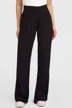 wide leg regular waist zwart