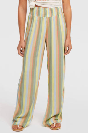wide leg regular waist capri multi