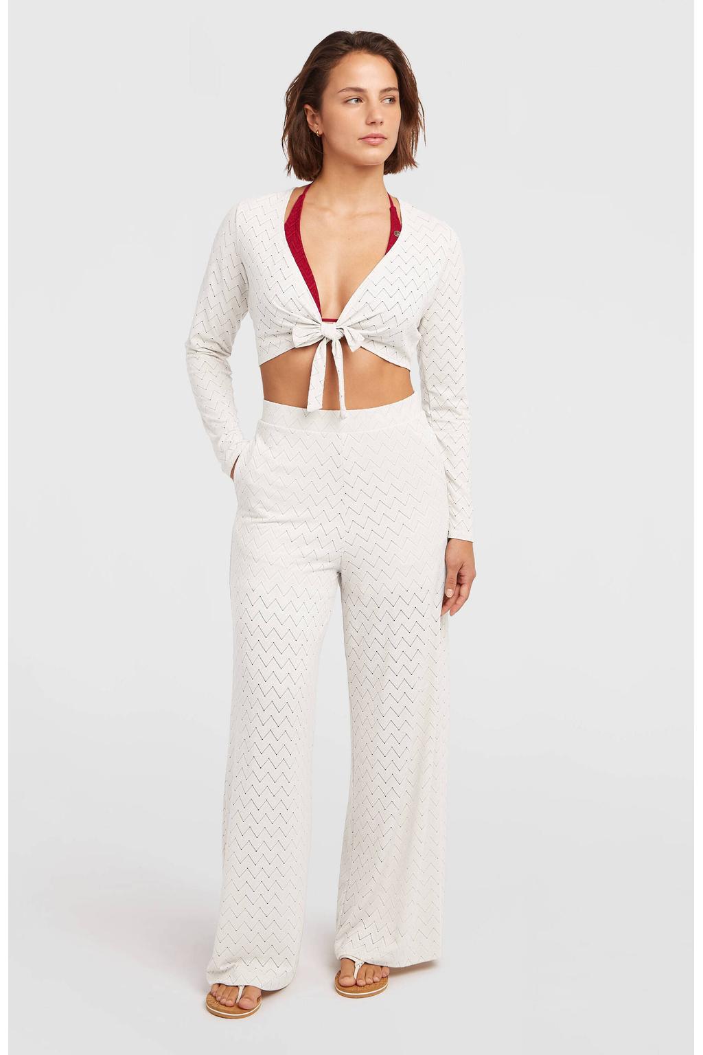 O'Neill high waist flared broek ecru