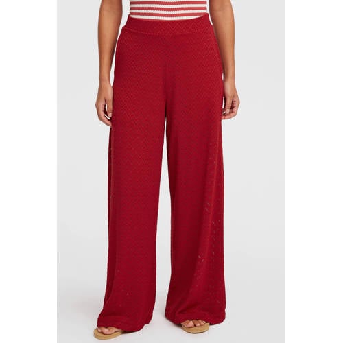 O'Neill high waist flared broek rood afbeelding