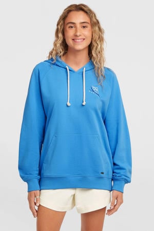 hoodie met backprint blauw