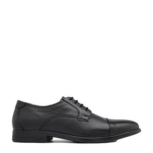 leren veterschoenen zwart