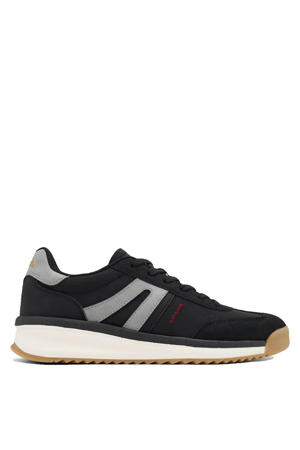 suède sneakers zwart