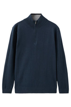 gebreide trui marineblauw