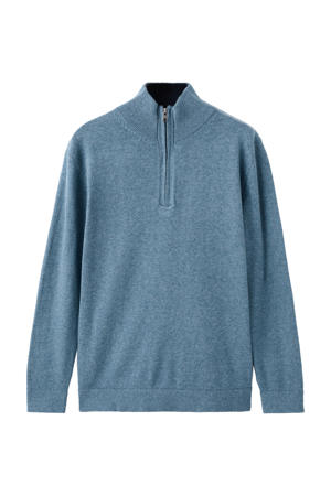 gebreide trui middenblauw
