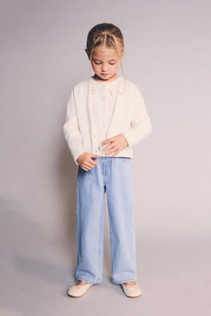 gebreid vest ecru