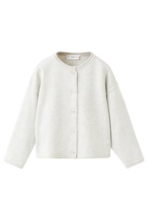 gebreid vest grijs