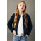 Mango Kids gebreid vest donkerblauw