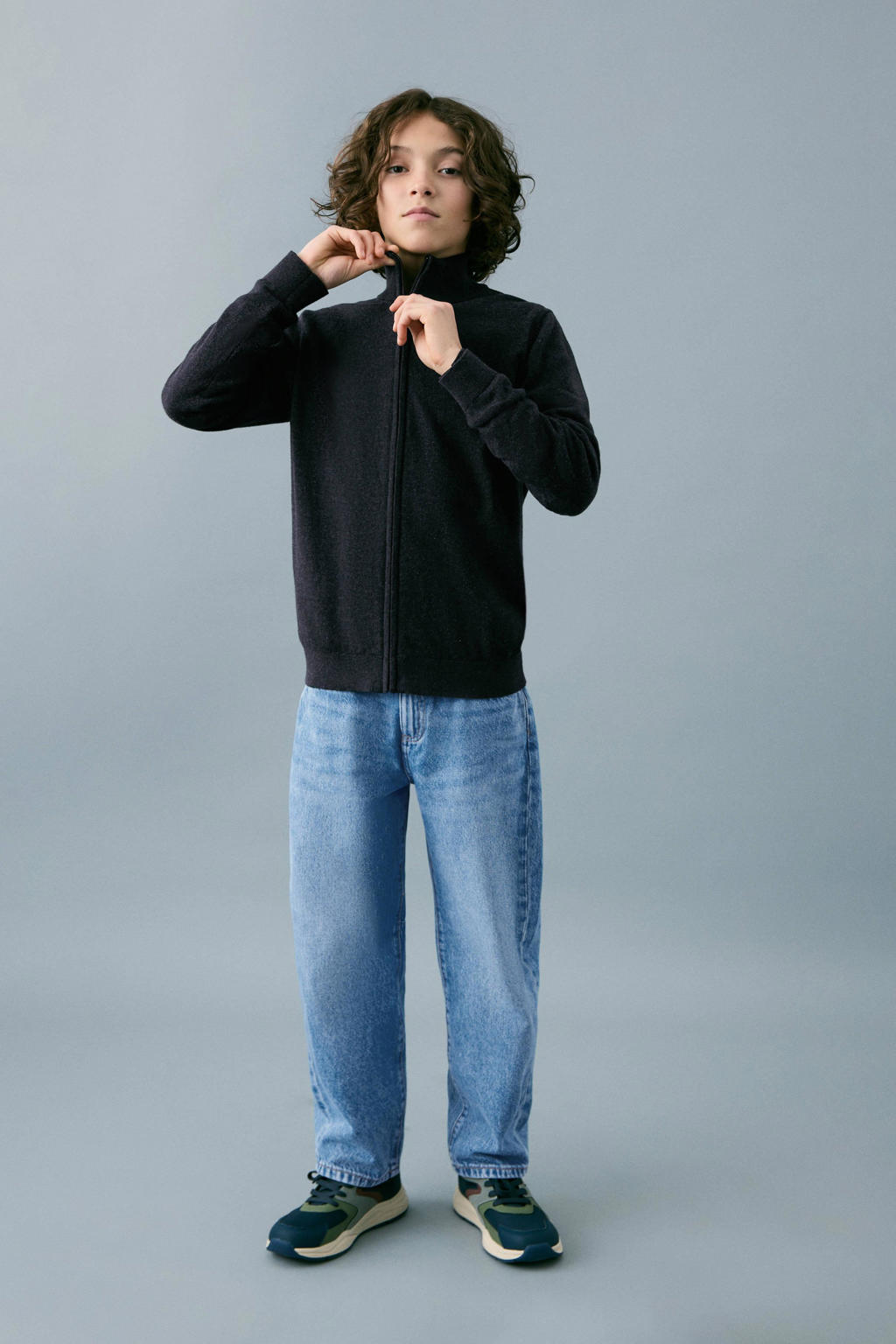 VERO MODA trui ecru fijn gebreid